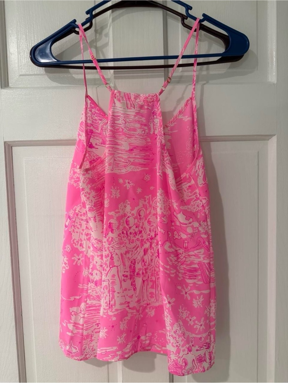 RARE** Lilly Pulitzer Skinny Dippin Spaghetti Strap Tank - Picture 2 of 3